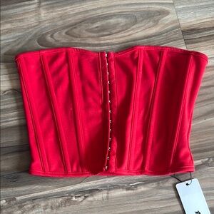 Red Corset Top